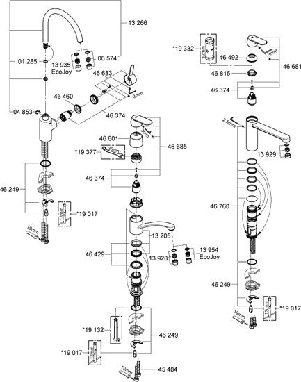 Смеситель Grohe Eurosmart Cosmopolitan 32842000