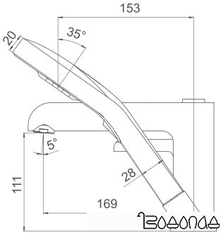 Смеситель Gappo G1103-6 фото 2