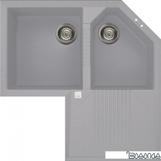 Кухонная мойка Elleci Tekno Corner Aluminium M79