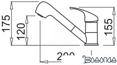 Смеситель Elleci Venere G52 Bianco