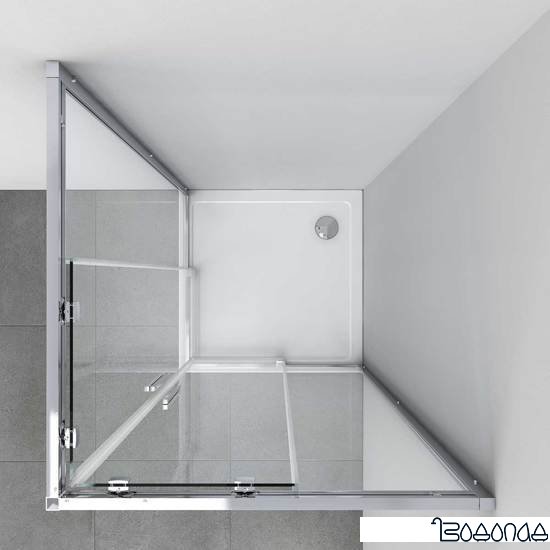 Душевой уголок Vincea Soft VSS-3SO900CLB (черный/прозрачное)