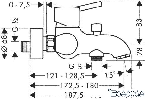 Смеситель Hansgrohe Talis S 32420000