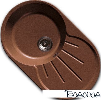 Кухонная мойка GranFest GF-R750L (красный марс) Кухонная мойка GranFest GF-R750L (красный марс)