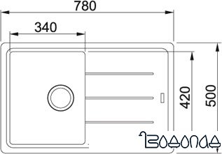 Кухонная мойка Franke BFG 611 (графит) Кухонная мойка Franke BFG 611 (графит)