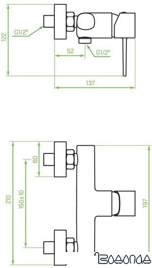 Смеситель Laveo Pola BAP 840D