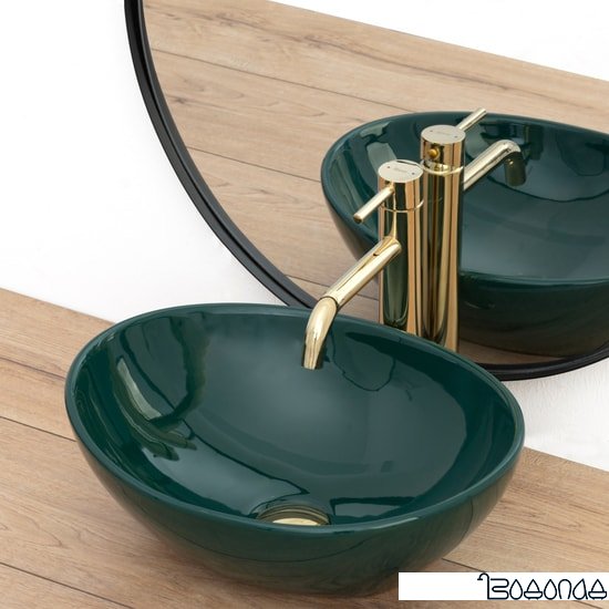 Умывальник Rea Sofia (зеленый)