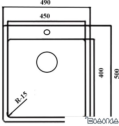 Кухонная мойка Asil AS 382 (полированная, 1 мм) Кухонная мойка Asil AS 382 (полированная, 1 мм)