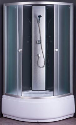 Душевая кабина Coliseum SW-90 90x90 с высоким поддоном (матовое стекло)