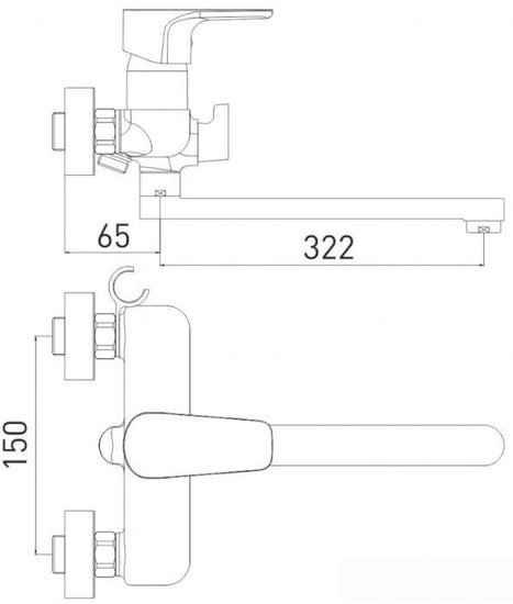 Смеситель Gross Aqua 7121297MB-35F