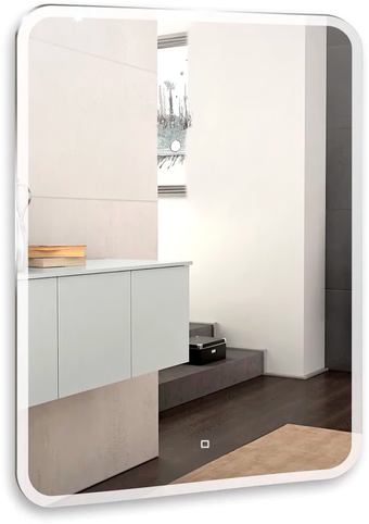 Azario Зеркало Стив 600х800 LED-00002249