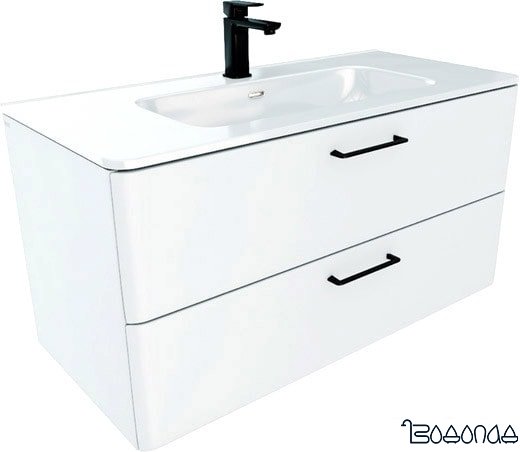 Мебель для ванных комнат IDDIS Тумба под умывальник Brick 100 BRI80W0i95 фото 1