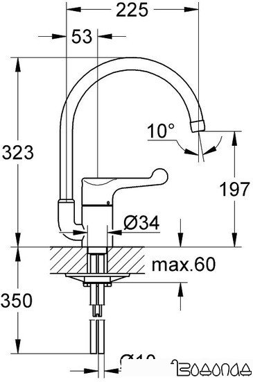 Смеситель Grohe Euroeco Special [33912000] фото 2