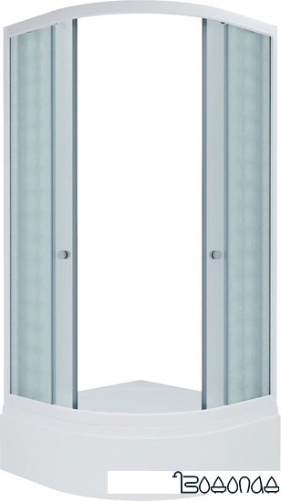 Душевой уголок Triton Риф В1 100х100 (шиншилла)