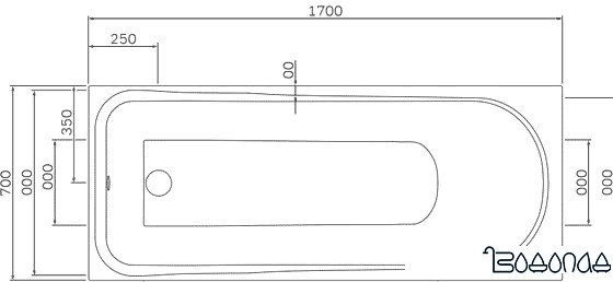 Ванна AM.PM W80A-170-070W-A 170x70