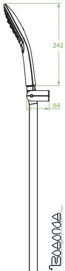 Душевой гарнитур Laveo Zorita NLZ 60AD