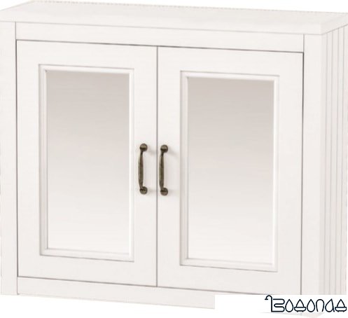 Аква Родос Шкаф с зеркалом Waterford 70 ОР0002962 (белый матовый)