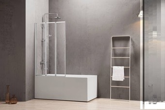 Стеклянная шторка для ванны Adema NFС-643 (прозрачное стекло)