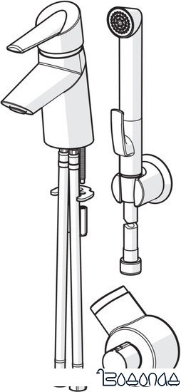 Смеситель Oras Optima 2713F фото 2