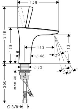 Смеситель Hansgrohe PuraVida 15074000