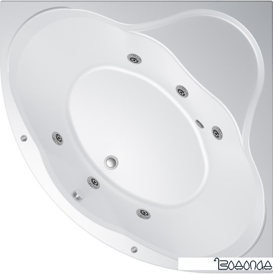 Ванна Triton Грация гидромассажная 140х140 Базовая