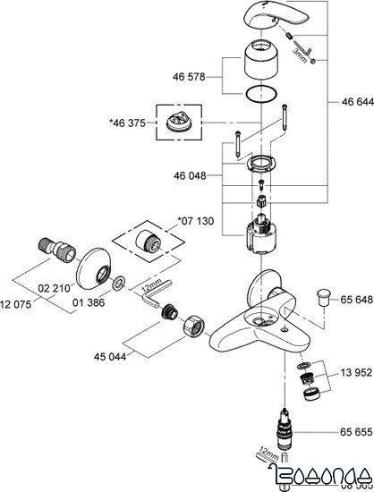 Смеситель Grohe Euroeco 32743000