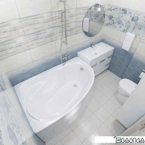 Ванна Triton Николь 160x100R (с каркасом, экраном и сифоном)