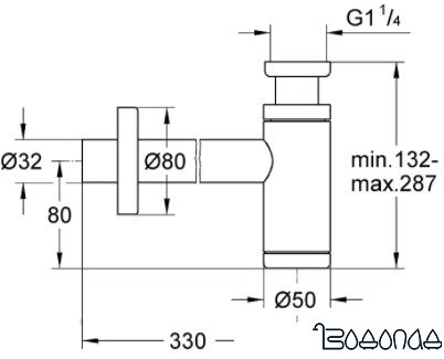 Сифон Geberit 152.018.00.1