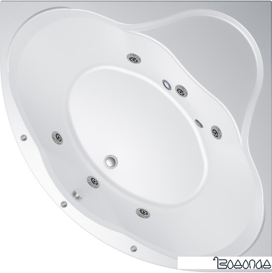 Ванна Triton Грация гидромассажная 140х140 Релакс