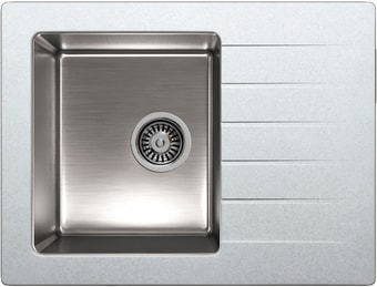 Кухонная мойка Tolero Twist TTS-660 (серый металлик 001)