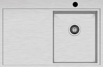 Кухонная мойка Asil AS 3071 (правая, матовая, 1 мм) Кухонная мойка Asil AS 3071 (правая, матовая, 1 мм)