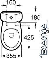 Унитаз Roca Victoria [342394000] фото 2
