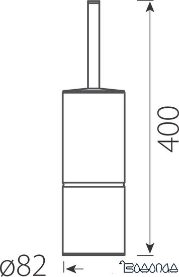 Ершик для унитаза Ferro Grace AC17