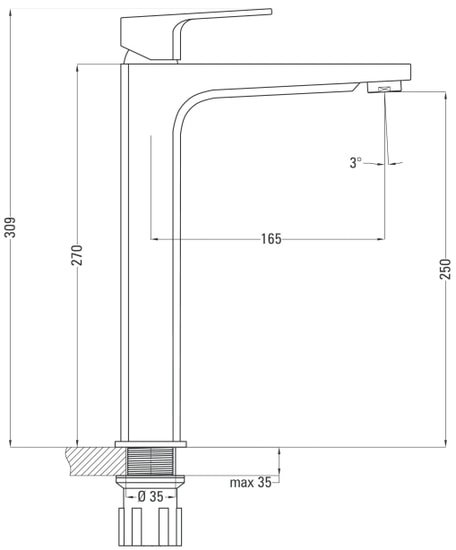 Смеситель Deante Maruna BGM 021K