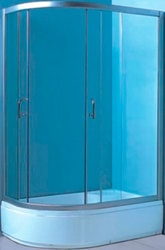 Душевой уголок Coliseum Satriya T-100 правая (матовое стекло)