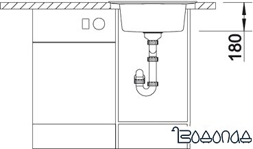 Кухонная мойка Blanco Rondoval 45 (жасмин) [515672] фото 4