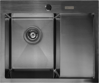 Кухонная мойка ARFEKA AF 650*505 L Black PVD Nano Кухонная мойка ARFEKA AF 650*505 L Black PVD Nano