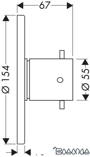 Переключатель режимов Axor Starck 10930000