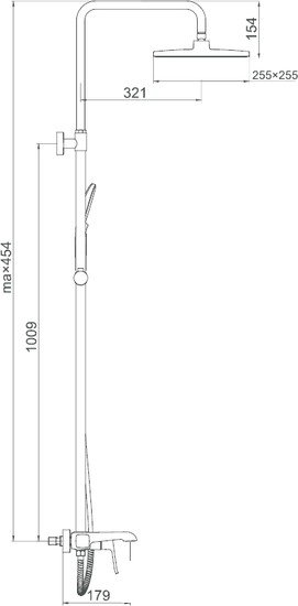 Душевая система Gappo G2450-8 фото 2