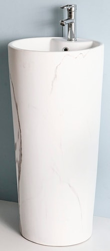 Умывальник Gid Nb131ws (белый матовый под камень)