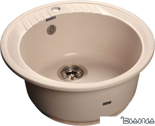 Кухонная мойка GranFest GF-R520 (белый)