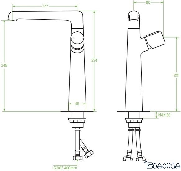 Смеситель Laveo Pretto BAO 025D