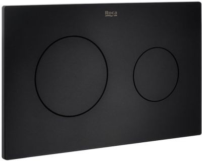 Панель смыва Roca PL10 Dual (One) A890189206 (черный матовый)