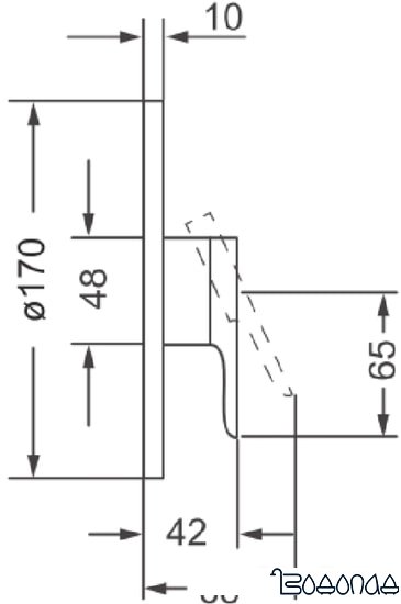 Смеситель Villeroy & Boch O.Novo TVS10435200061 фото 2