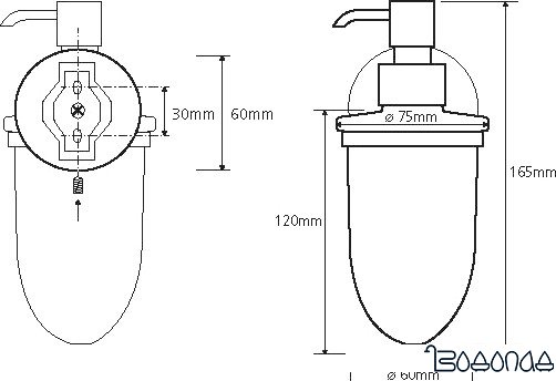 Дозатор Bemeta Alfa 102408022