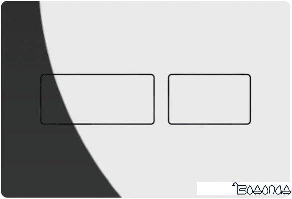 Панель смыва Tece Solid 9240431 (глянцевый хром)