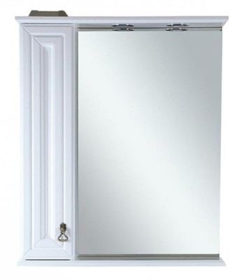 Misty Шкаф с зеркалом Лувр 85 L (Белый)