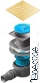 Трап/канал Pestan Confluo Standard Tide 3 Gold фото 1