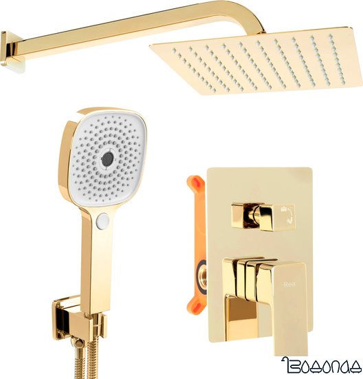 Душевая система Rea Orix Gold REA-P8464