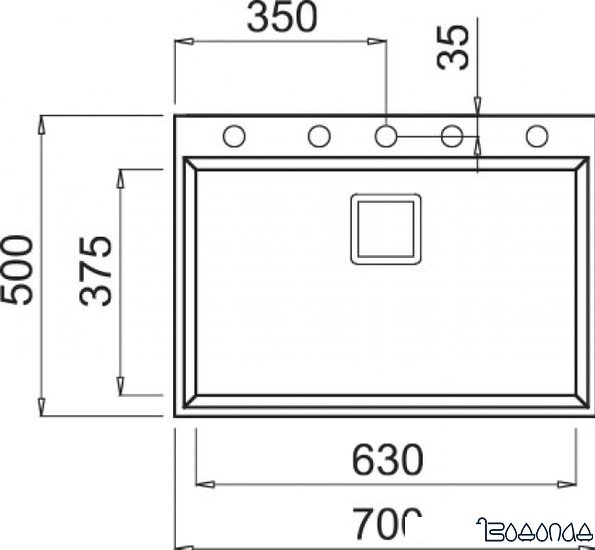 Кухонная мойка Elleci Karisma 120 Alluminium M79