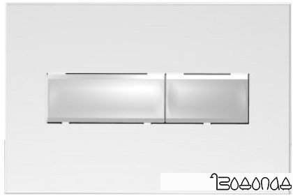 Панель смыва Loranto Line 7320 (белый матовый)